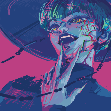 Baby Saja from K-pop demon hunters as a 8x8 print
