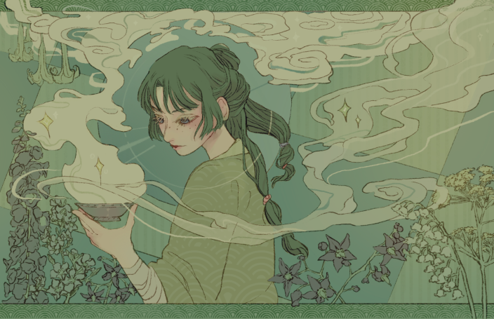 Maomao from apothecary diaries as a 11x17 print